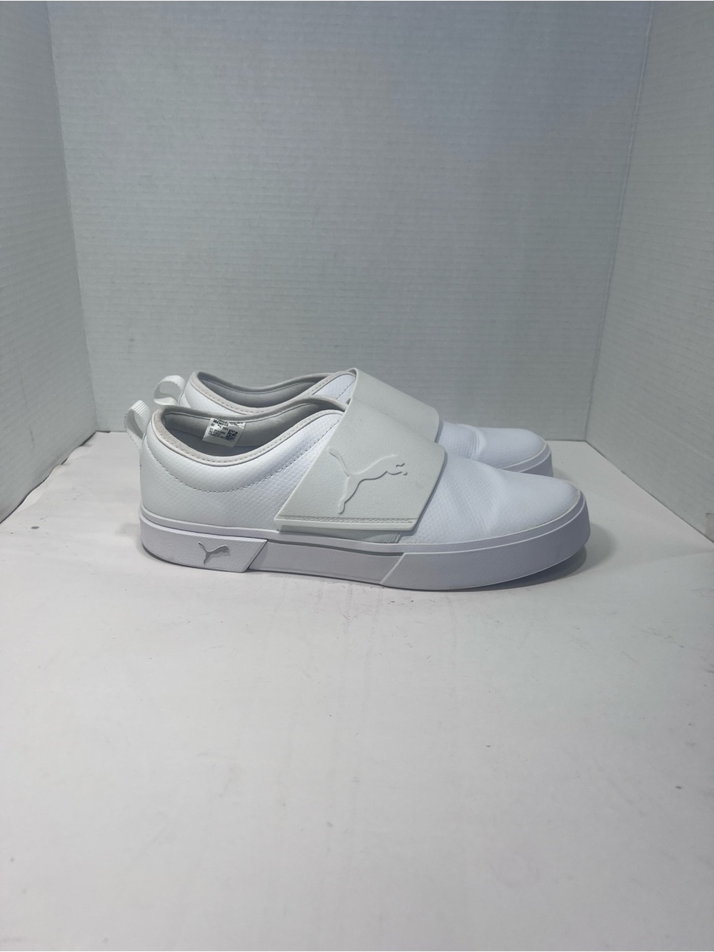 Puma El Rey Men’s White Slip-On Strap Sneakers